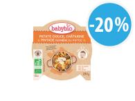 Assiette patate douce châtaigne Pintade 12 mois