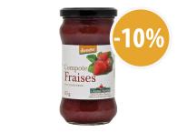 Compote fraises 315g demeter