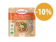 Poche pois chiches poulet semoule 190g - 8 mois